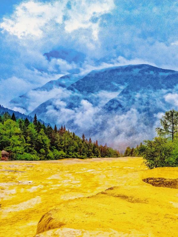 九寨神仙境，白髮不虛行