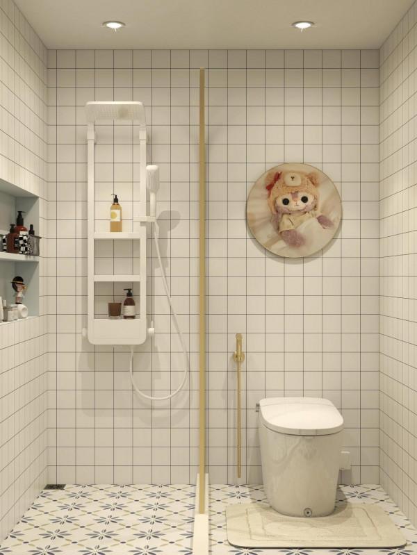 輕奢北歐風衛生間,佈局巧思,衛浴實用 輕奢北歐風衛生間,佈局巧思,衛浴實用