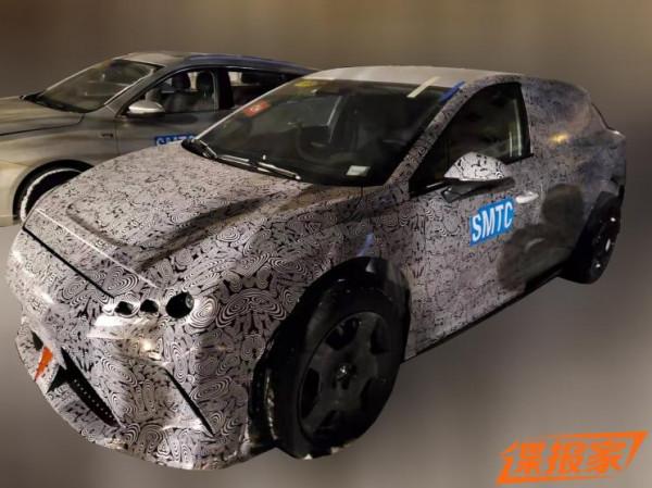 整車造型運動緊湊 名爵全新電動車曝光