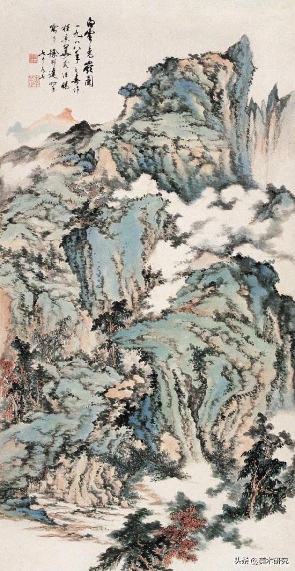 張大千頂禮膜拜的畫家，作品太美啦