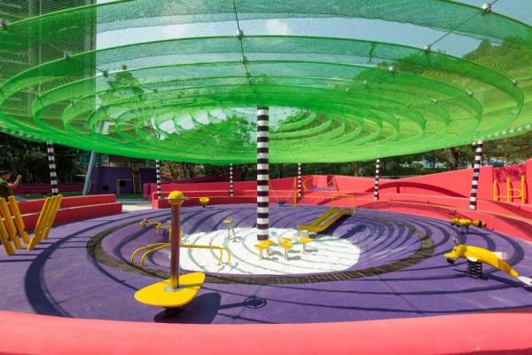 你家小區兒童場地只有沙坑和滑梯？看看別人家的，有趣又益智