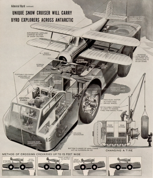 1939年,美國人建17米長巨無霸探險南極,結果丟了 1939年,美國人建17米長巨無霸探險南極,結果丟了