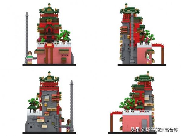 用樂高還原吉卜力經典作品,神仙場景一次收齊 用樂高還原吉卜力經典作品,神仙場景一次收齊