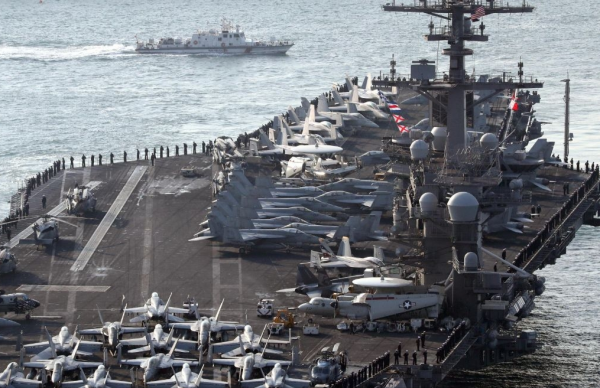 李光滿：六國三艘航母臺島以東軍演，美核潛艇南海出沒，為哪般？