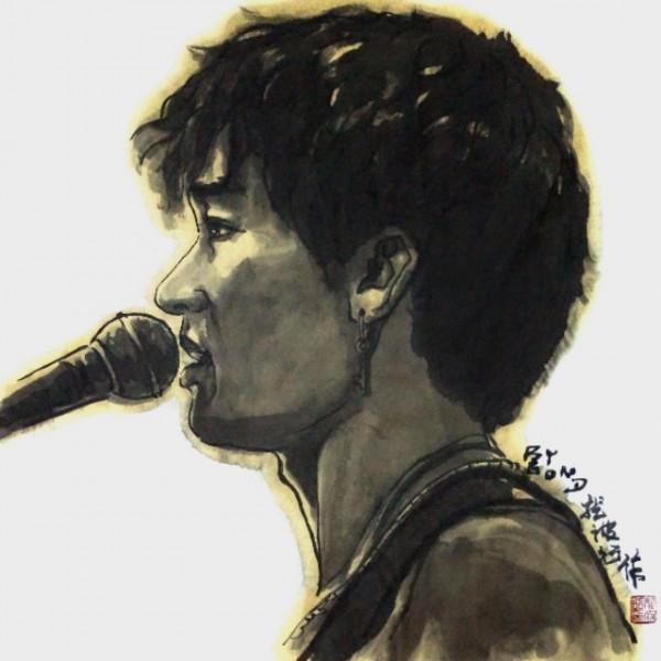 業餘畫家龍波行、作品精湛很正點