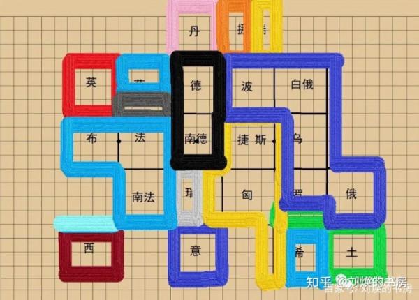 如果把歐洲大陸變成一個圍棋盤,哪個帝國佔據了最多的棋盤範圍? 如果把歐洲大陸變成一個圍棋盤,哪個帝國佔據了最多的棋盤範圍?