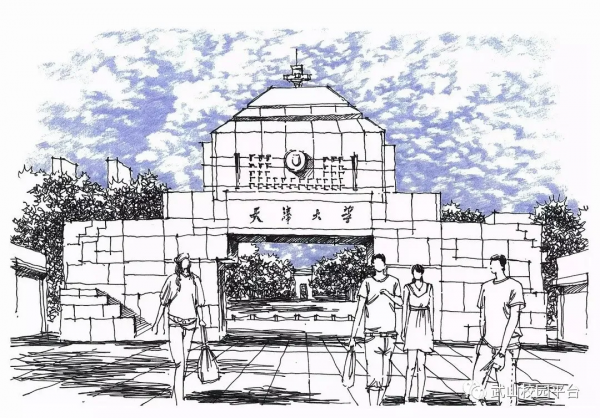 中國大學校門手繪，快來看有沒有你的大學