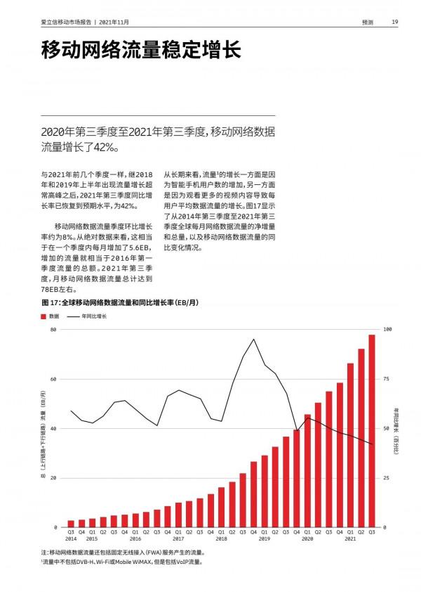 愛立信最新預測：5G簽約使用者將突破44億（附報告全文）