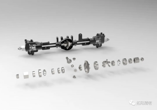 百變動力推出首款微型雙缸四衝程發動機遙控汽車模型