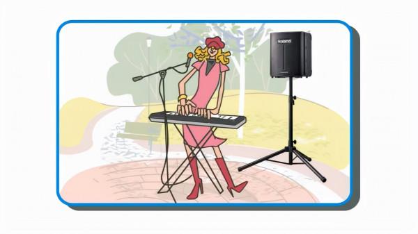 輕量的一體化PA解決方案 | Roland BA-330 立體聲便攜音箱