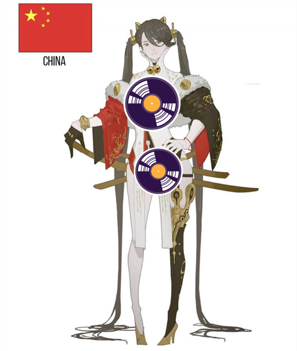 不同國家的人物立繪，這次畫師終於鼓起勇氣畫了中國，你喜歡嗎