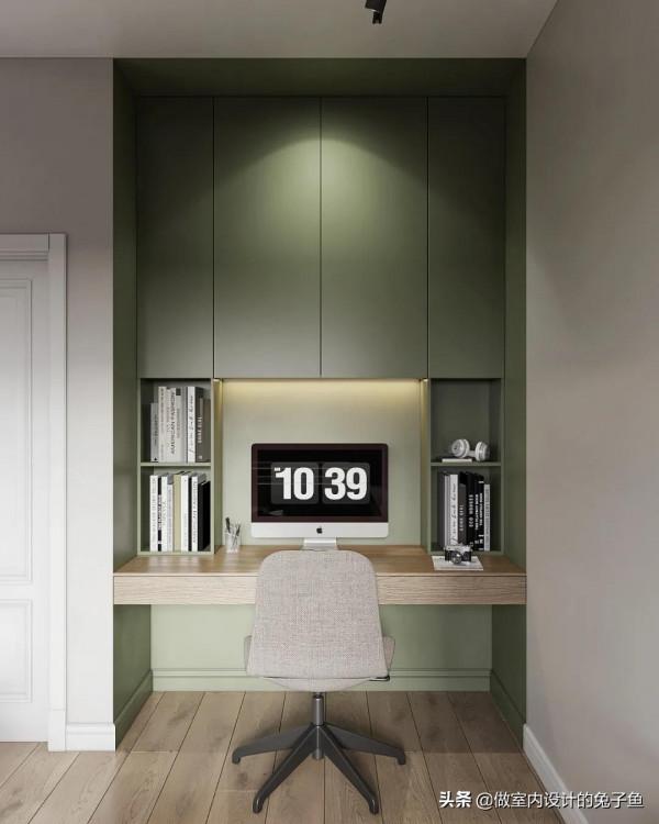 想在小臥室設定書桌、書櫃，又擔心放不下？這樣的設計“完美”