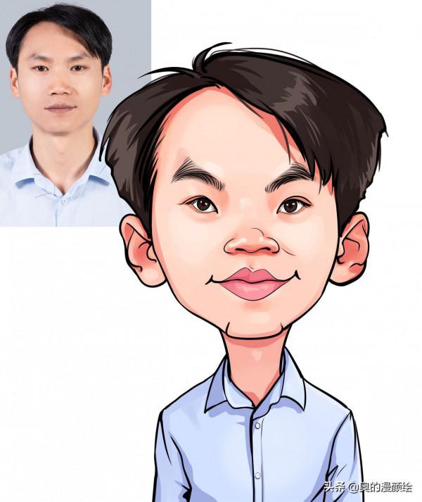 2021年畫的人物肖像漫畫作品精選