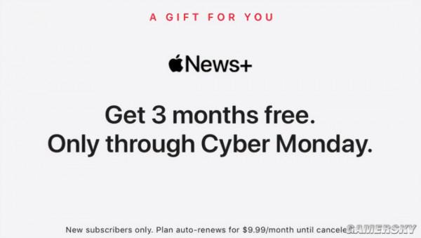 福利升級:新使用者將獲Apple News+3個月免費試用期 福利升級:新使用者將獲Apple News+3個月免費試用期