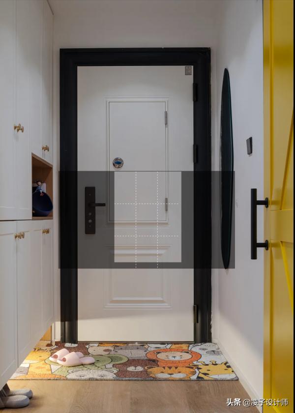 一家三口的90㎡舒適“小窩”，多彩元素的加入，讓生活更出彩