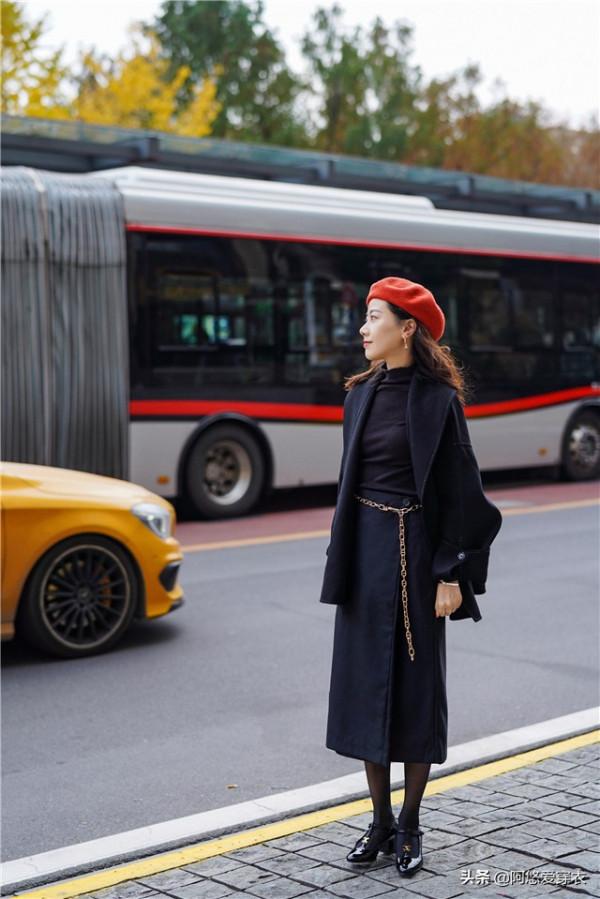 大衣+裙子，今冬最洋氣顯瘦的穿法都在這裡了！照著穿誰美誰知道