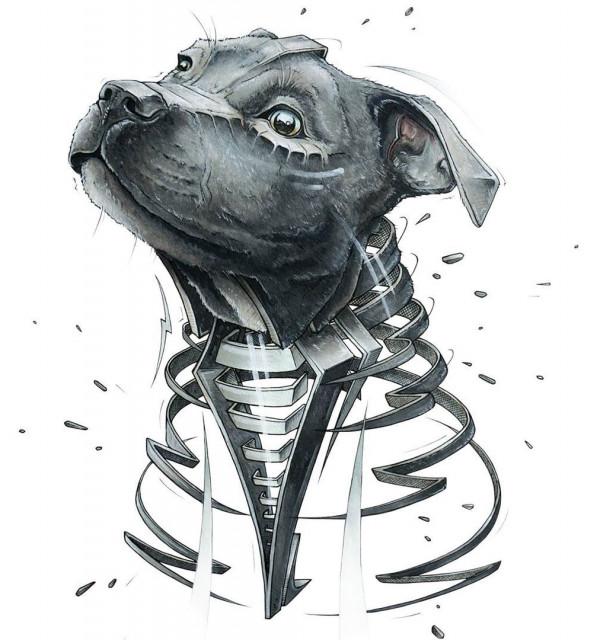 一支兇猛的馬克筆，機械感十足