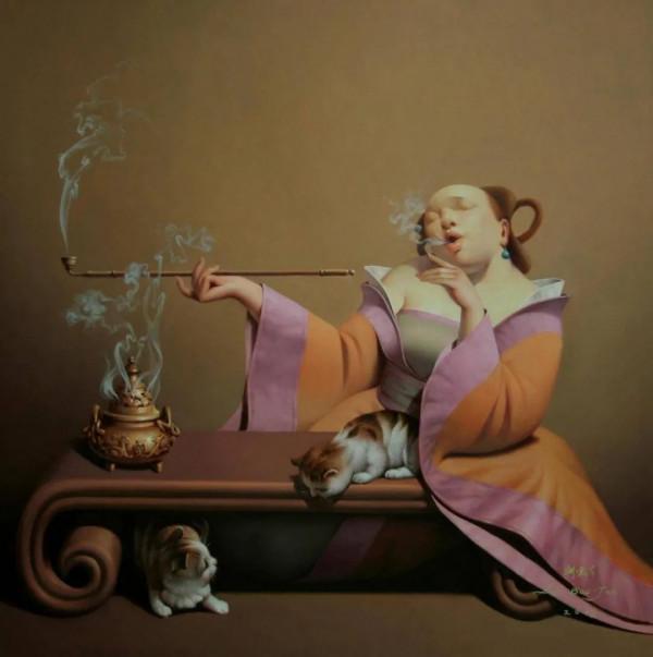 他愛畫胖女人！自學成才的作品讓收藏家魂牽夢繞，網友說：無敵醜