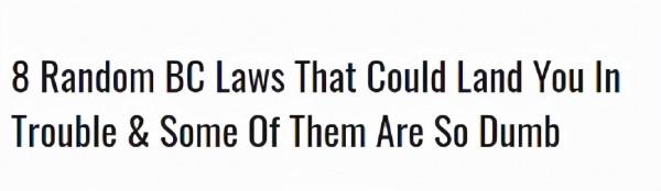 不能打雪仗！不能打野人！在BC省你一不小心就會犯法
