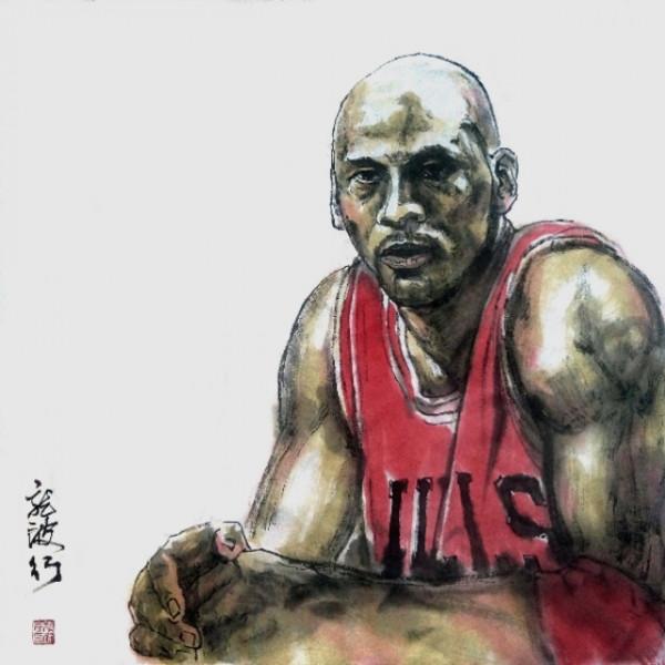 業餘畫家龍波行、作品精湛很正點