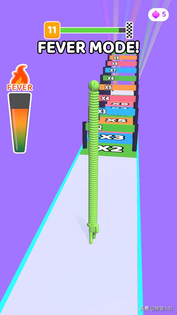 人類進化長脖鹿《長頸跑酷》上演另類動作免費手遊