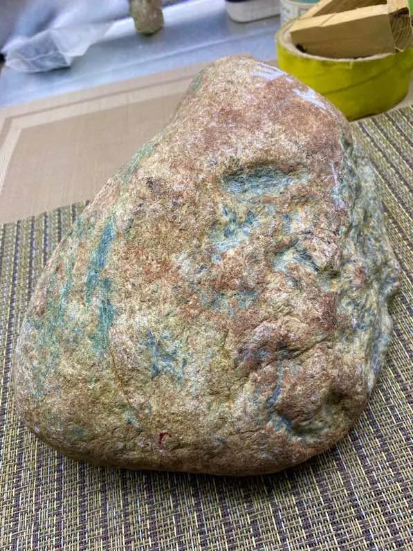 老木那楊梅皮化冰飄花手鐲料 種老皮緊肉細 玩飄花手鐲機率大 易內化