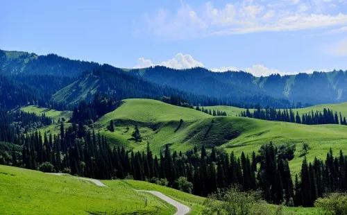 新疆那拉提草原風光 新疆那拉提草原風光