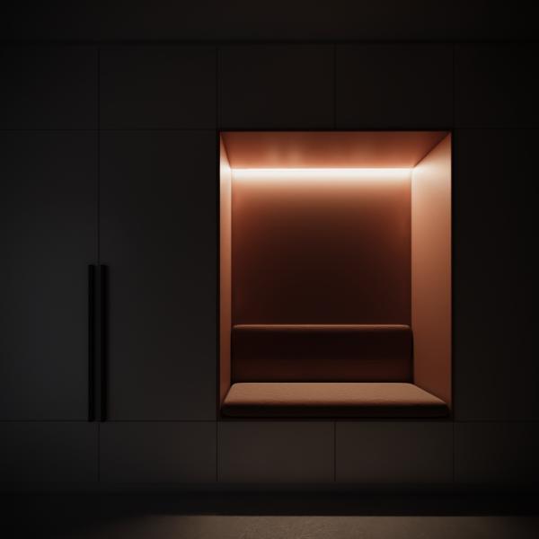 極簡主義，白色主調使得整體更加舒適、簡單、整潔