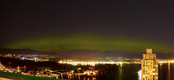 溫哥華上演極光盛宴!最近幾天都能看 溫哥華上演極光盛宴!最近幾天都能看