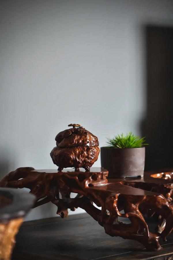 荔枝木 | 三足香爐