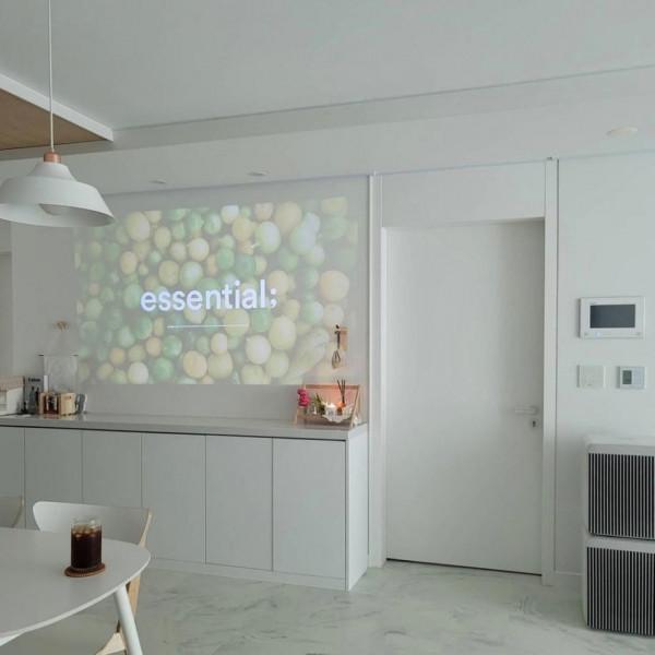 韓國流行的極簡，裝修是真簡單，80㎡不買沙發和床，反而不顯廉價