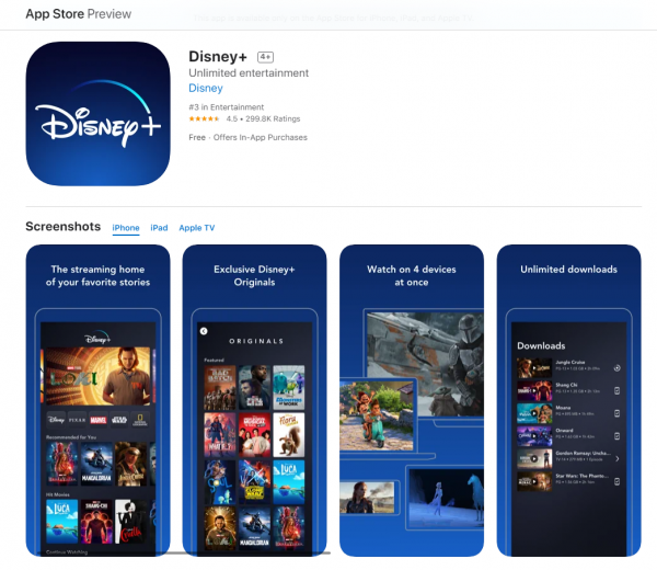 迪士尼 Disney&plus; App 海外更新，正式支援蘋果 SharePlay 功能