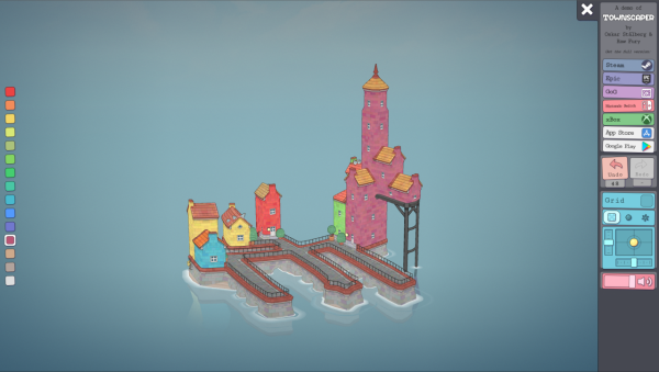 「078」Town Scaper-創造屬於自己的唯美水上小鎮