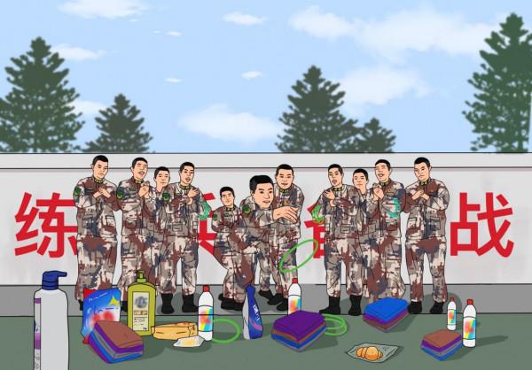 這個元旦我們這樣過：寒風的冷擋不住練兵備戰的熱情