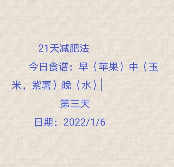 條件21天減肥法,今天是第三天了哦 條件21天減肥法,今天是第三天了哦