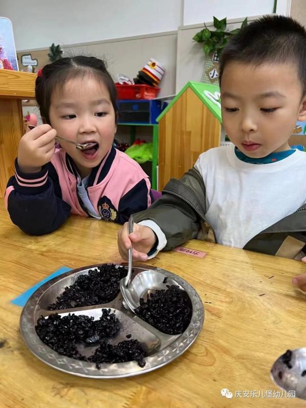 好吃的黑黑——諾亞舟慶安樂兒堡幼兒園中四班課程故事