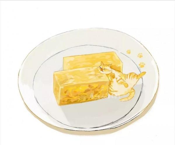 插畫｜藏在美食裡的萌寵，太可愛了