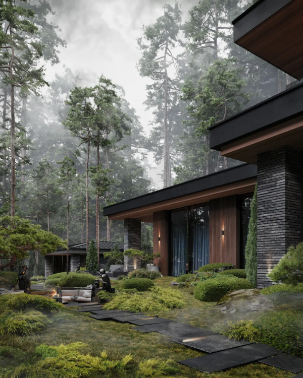 900㎡，大膽的奢華風