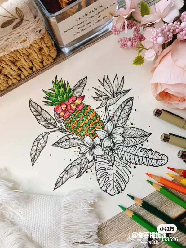 頂級創意線描,張張精緻走心,不收藏太可惜了 頂級創意線描,張張精緻走心,不收藏太可惜了