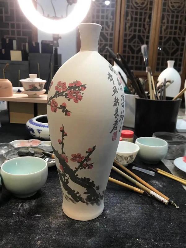 大寫意不在宣紙上也一樣美—-畫家曹長春作品欣賞