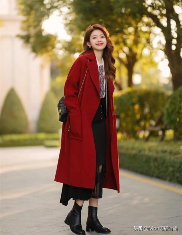 開年怎麼穿才好看？配色很重要：“幸運色+討喜色”搭配，太高階