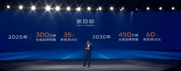 對比長城和吉利，長安的2025年目標有點差勁