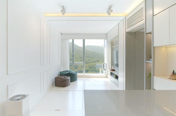 香港80後夫妻買下45㎡小家，搭起地臺將兩室變三室，網友：真的服