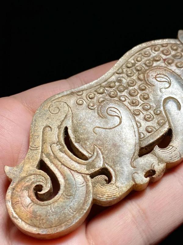 漢瑞獸 玉珮 漢瑞獸 玉珮