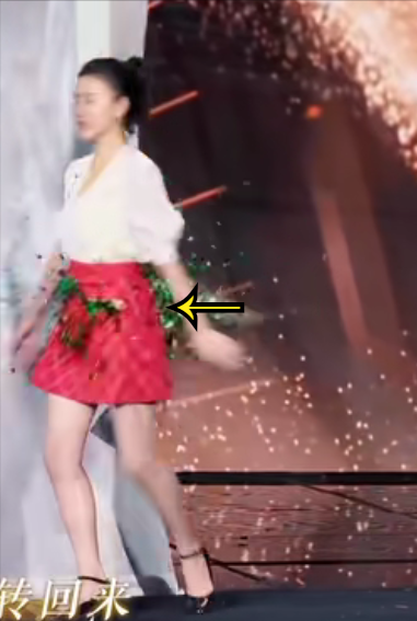晚會上，宋祖兒是如何快速被張若昀扯下裙子，魔術大揭秘