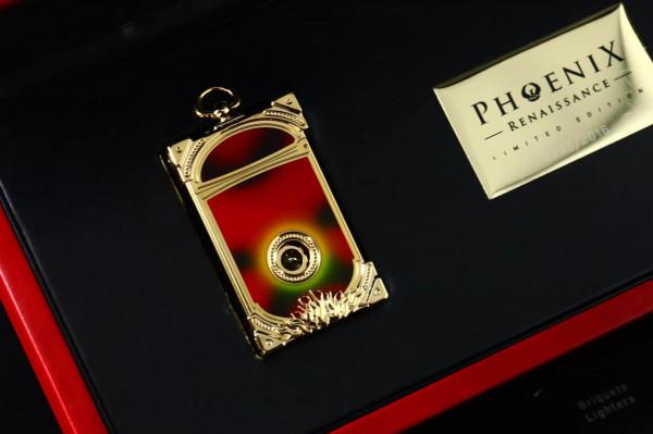 火焰般的靈感都彭限量版打火機浴火鳳凰，鳳凰涅槃，浴火重生