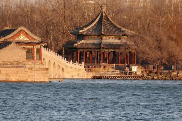 初冬頤和園 西堤觀六橋