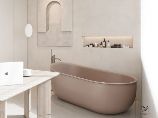 開州金科財富中心180㎡侘寂風，質樸而自然