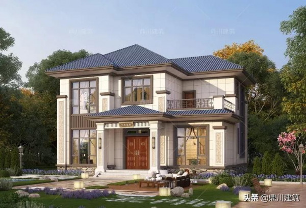 5套二層新中式別墅，四平八穩佈局周正，自有一股穩重的氣度