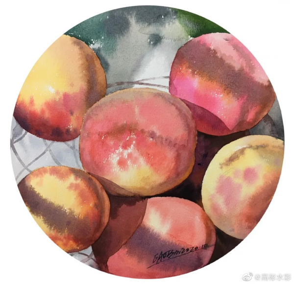 川美畢業的水彩大師，筆下繽紛的花卉、極致的風景靜物，張張迷人